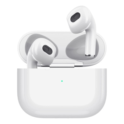 Беспроводные наушники с микрофоном Deppa Air Nova, TWS, BT 5.1, 300 мАч, QI (44192) Белый