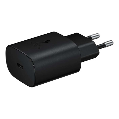Зарядное устройство Samsung Fast Chargerr USB Type-C 25Вт (EP-TA800) Чёрный