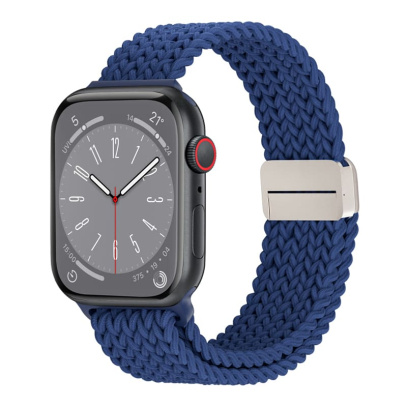 Ремешок для Apple Watch 38/40/41 мм WiWU Nylon Braided Magnetic (Wi-WB004) Синий