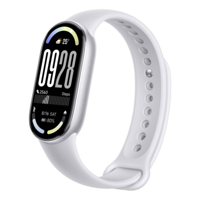 Фитнес браслет Xiaomi Smart Band 10 Glacier Silver Global, серебро
