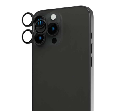 Защитное стекло для камеры iPhone 16 Pro/16 Pro Max SUPGLASS Anti Glare Camera lens glass (XC-31) Чёрный