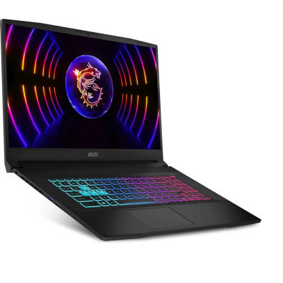 Ноутбук 17.3" MSI Katana 17 (B12VEK-1495XRU) Core i5 12450H, 16Gb DDR5, SSD 1Tb, NVIDIA RTX4050 6Gb, FullHD, Без ОС Black, чёрный