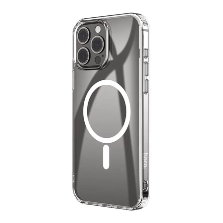 Чехол hoco. Magnetic Smartphone CASE для Apple iPhone 15 Pro Max Прозрачный