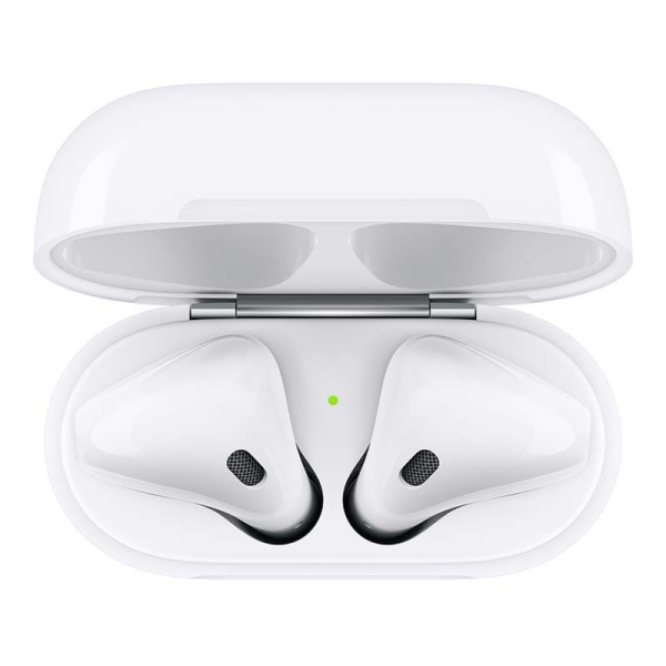 Наушники Apple AirPods 2 White, белый, с беспроводным зарядным футляром