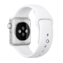 Силиконовый ремешок для Apple Watch 38/40/41 мм White, белый