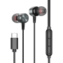 Стереогарнитура Deppa Stereo Alum Type-C (44211) Графит