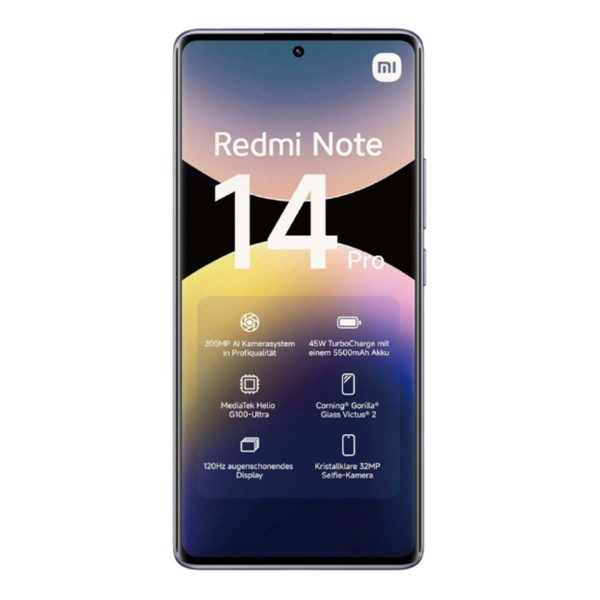 Xiaomi Redmi Note 14 Pro 12/512Gb Aurora Purple, фиолетовый