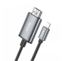 Кабель hoco. разъем Lightning – HDMI, 2 м (UA27) Черный