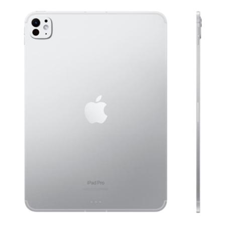 Apple iPad Pro 13" (M4, 2024, 7 gen) Wi-Fi + Cellular 1Tb, нанотекстурное стекло, Silver, серебристый