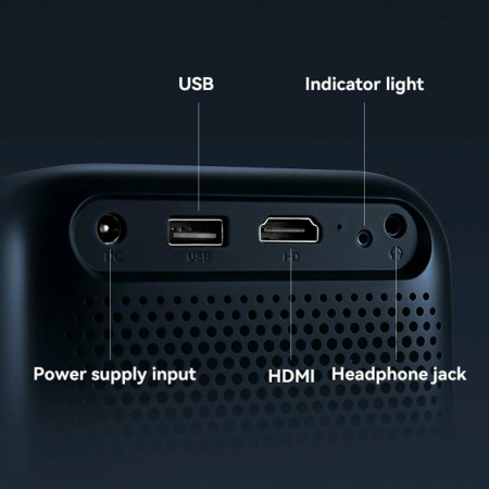 Проектор Xiaomi Wanbo Projector T2 Max New (AI Auto-Focus/450 ANSI/High-Res/Low Noise) Белый