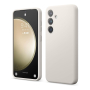 Чехол для Samsung Galaxy S24 Elago Soft silicone Liquid (EGS24SC62-ST) Stone, белый