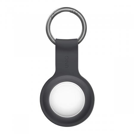 Чехол для Apple AirTag UNIQ Lino Liquid silicone (AIRTAG-LINOGRY) Серый