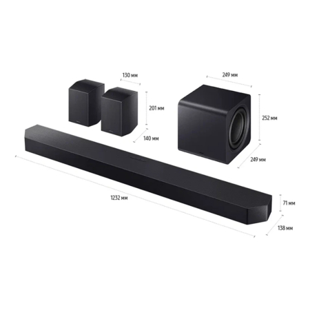 Саундбар Samsung HW-Q990F/RU Чёрный
