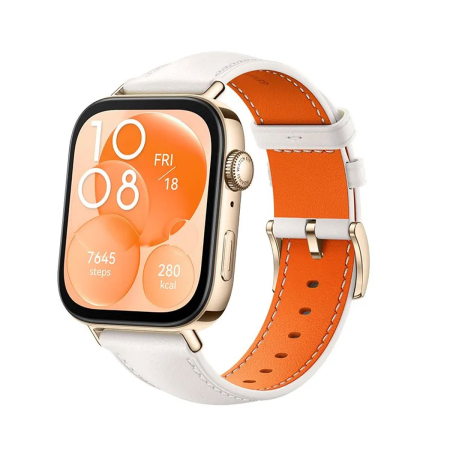 Смарт-часы HUAWEI Watch Fit 3 White leather, белый из кожи