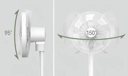 Беспроводной портативный вентилятор Xiaomi Mijia (BPLDS05DM) Белый