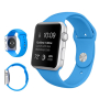 Силиконовый ремешок для Apple Watch 38/40/41 мм Blue, голубой