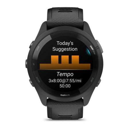 Часы Garmin FORERUNNER 265 Black, черный