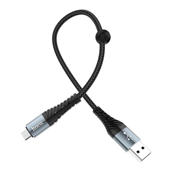 USB кабель hoco. Fast Charging Data Cable for Micro USB (X38) Черный