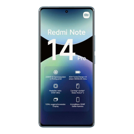 Xiaomi Redmi Note 14 Pro 12/256Gb Ocean Blue, голубой