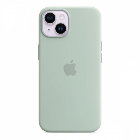 Чехол Silicone Case MagSafe для Apple iPhone 14 Зеленый