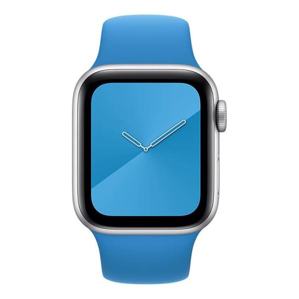 Силиконовый ремешок COTEetCI Silicone Sport Band для Apple Watch 42/44 мм Blue, синий