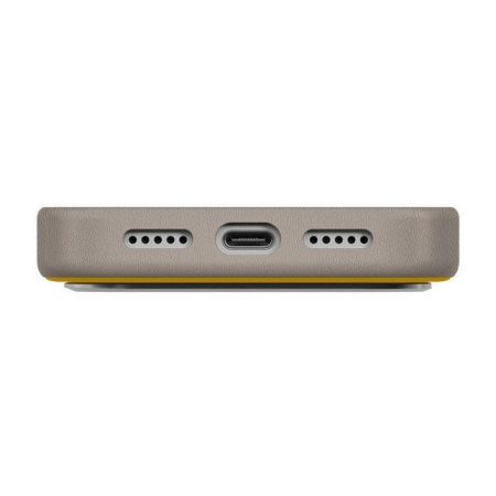 Чехол для iPhone 17 Pro с MagSafe 6.3" UNIQ DS LYDEN (IP6.3P(2025)-LDSCYELFGRY) Желто-серый