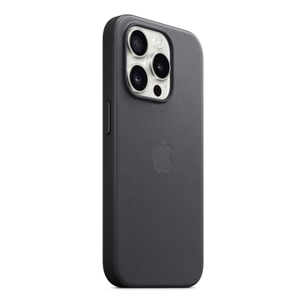 Чехол FineWoven Case для Apple iPhone 15 Pro с MagSafe Black, черный