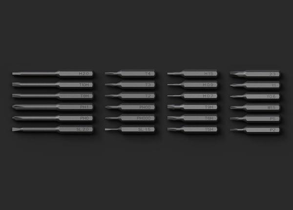 Аккумуляторная отвертка Xiaomi Mijia Electric Screwdriver 24в1 (MJDDLSD003QW) Черный