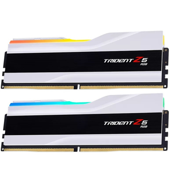 Оперативная память G.SKILL Trident Z5 RGB F5 6000J3036F48GX2 TZ5RW DDR5 96GB 6000MHz CL30 UDIMM 2x48GB RGB White