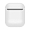 Чехол для Apple AirPods 1/2 Silicone Case White, белый