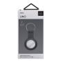 Чехол для Apple AirTag UNIQ Lino Liquid silicone (AIRTAG-LINOGRY) Серый