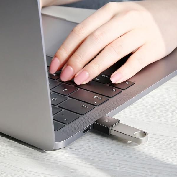 Переходник/адаптер Baseus USB – USB Type-C (CATJQ-B01) Черный